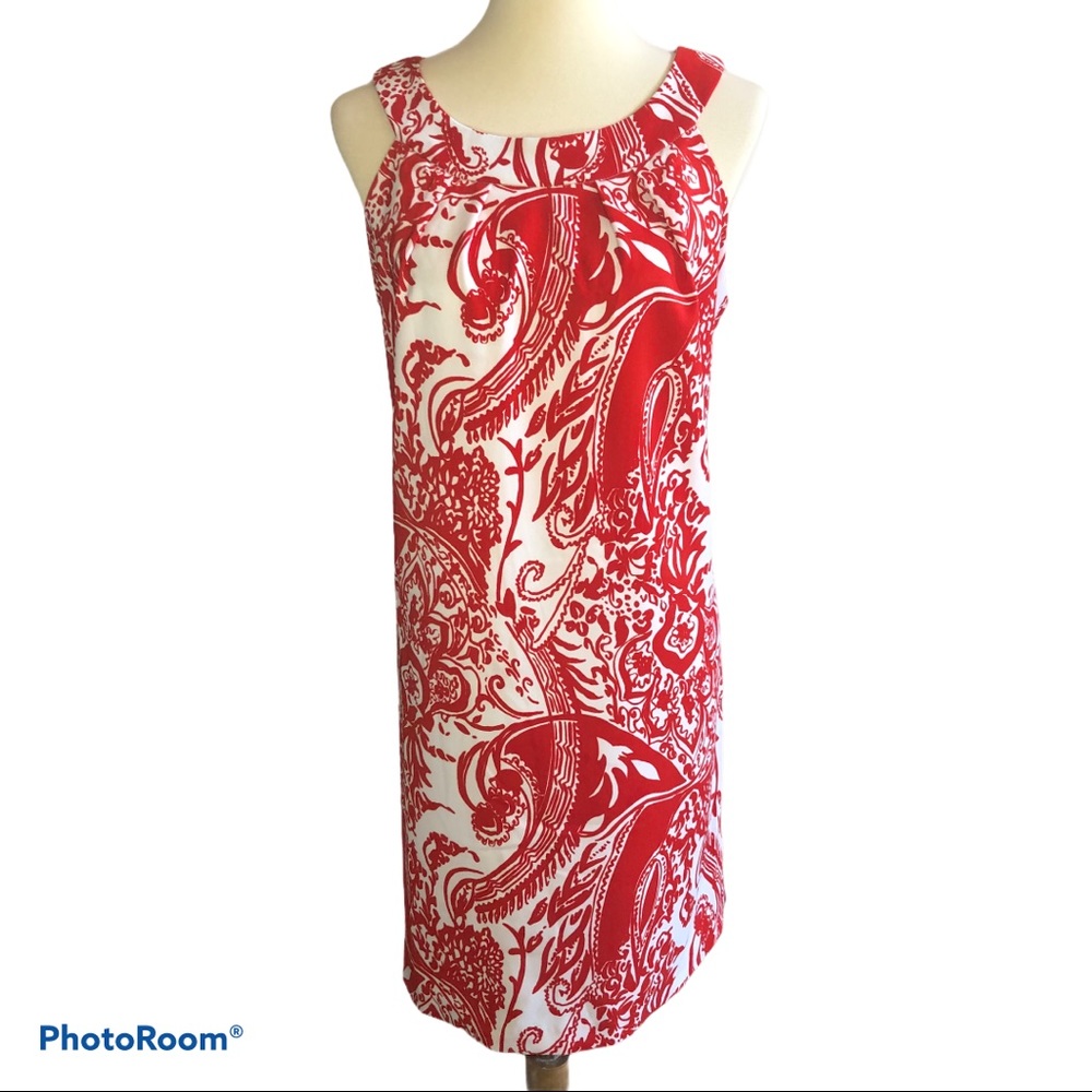 Perceptions Paisley Floral Sheath Dress size 16